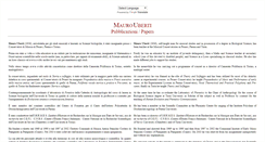 Desktop Screenshot of maurouberti.it